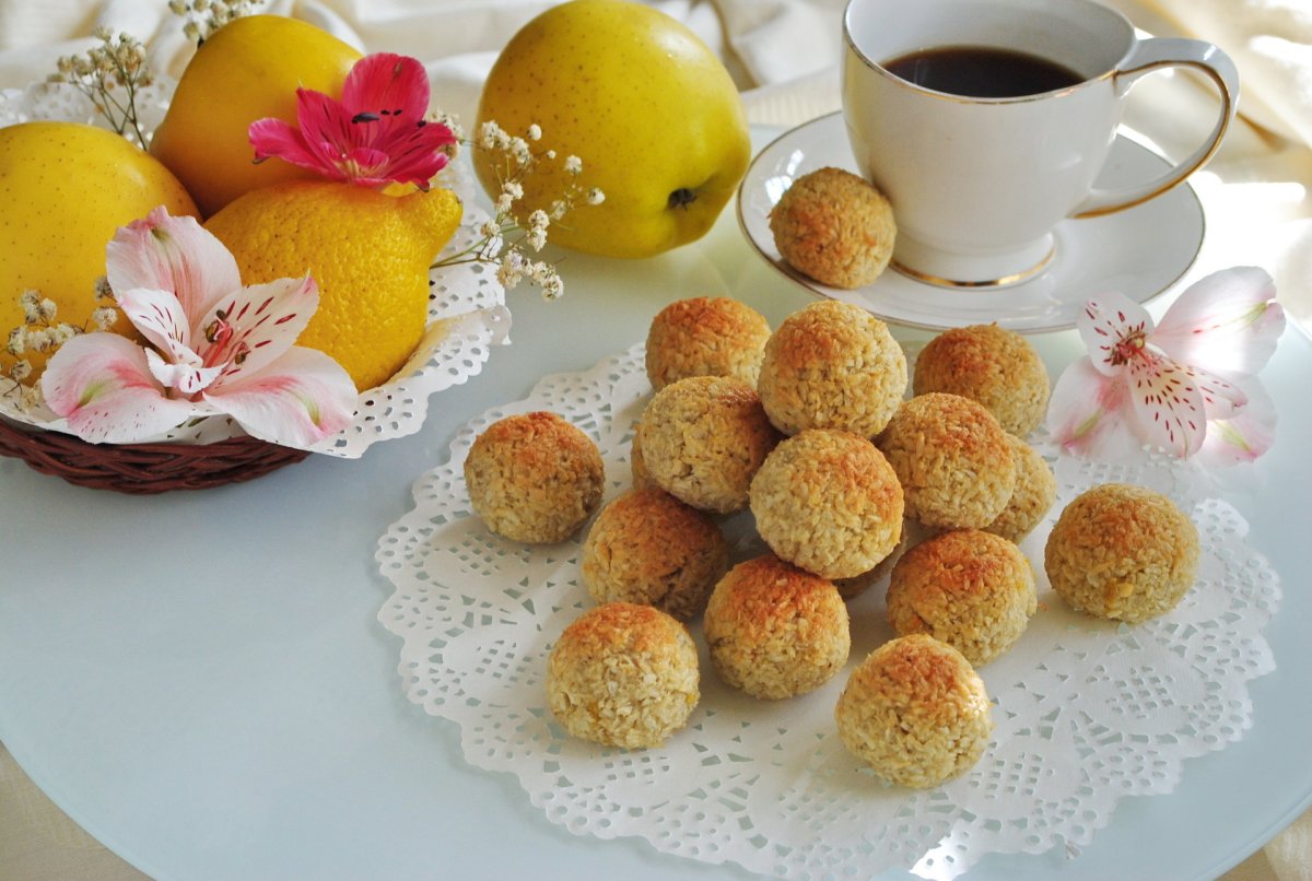 Бананово кокосовое печенье Монастырская кухня