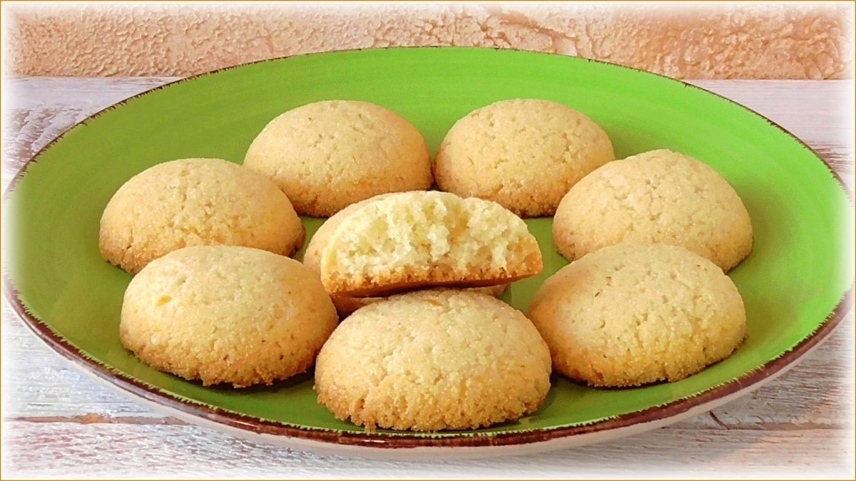 Печенье из манки без муки