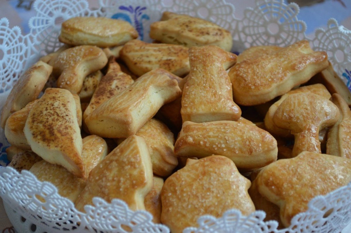 Печенье домашнее масло