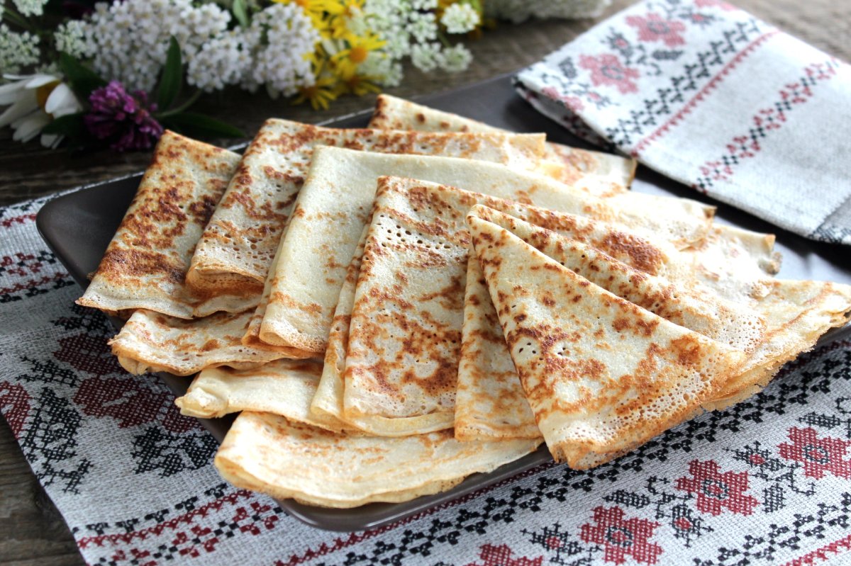 Рецепты блинов на Масленицу