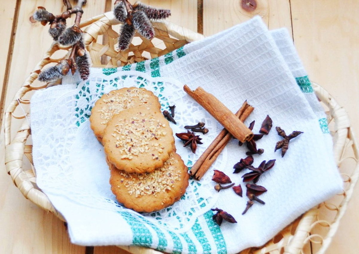 Печенье с грецкими орехами