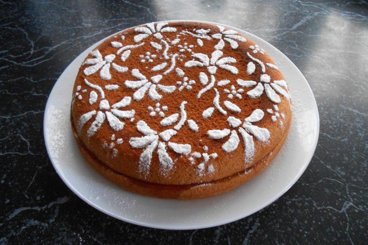Кукурузный пирог с вишней