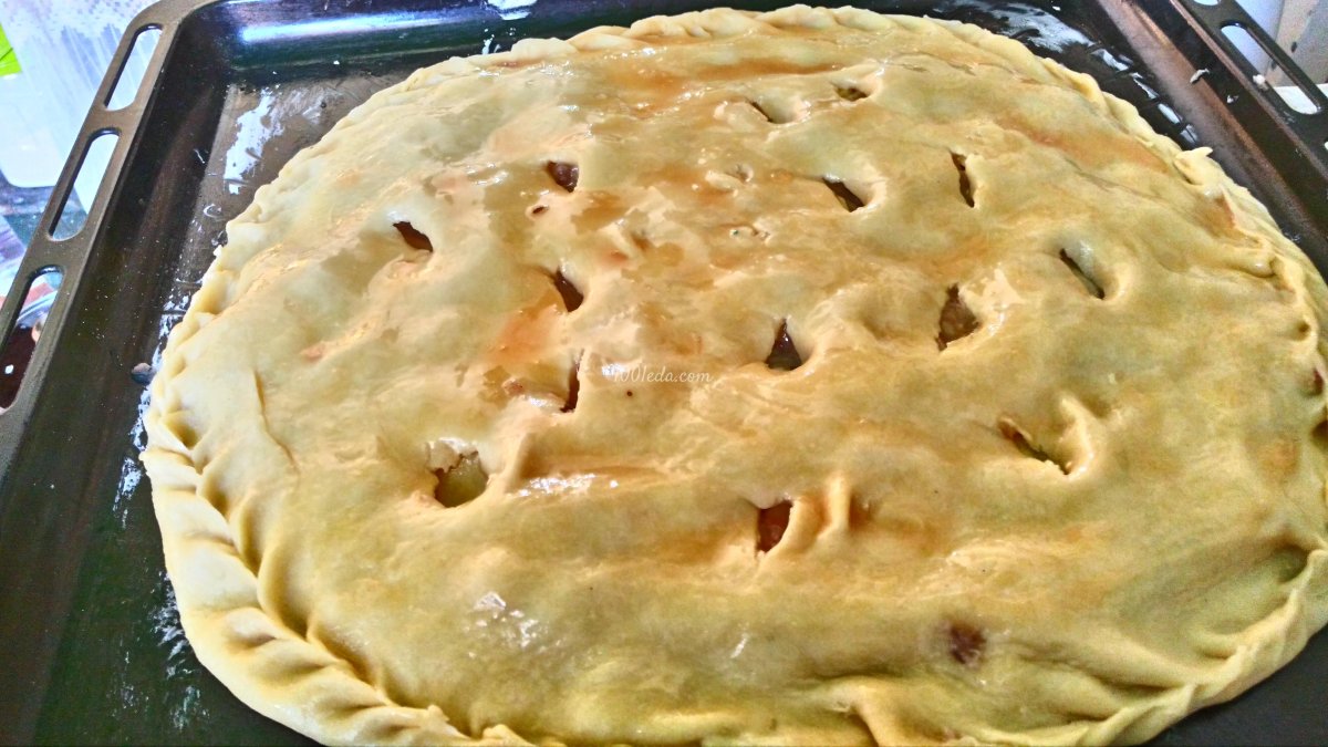 Открытый мясной пирог
