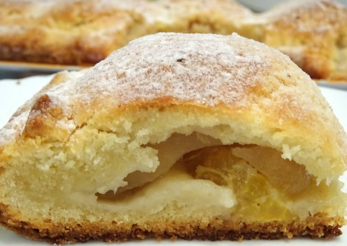 Яблочный пирог с орехами