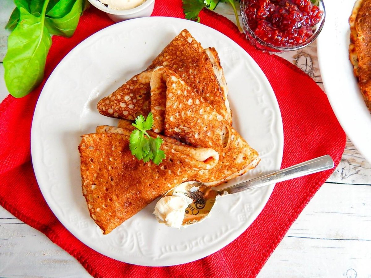 Блины на льняной муке