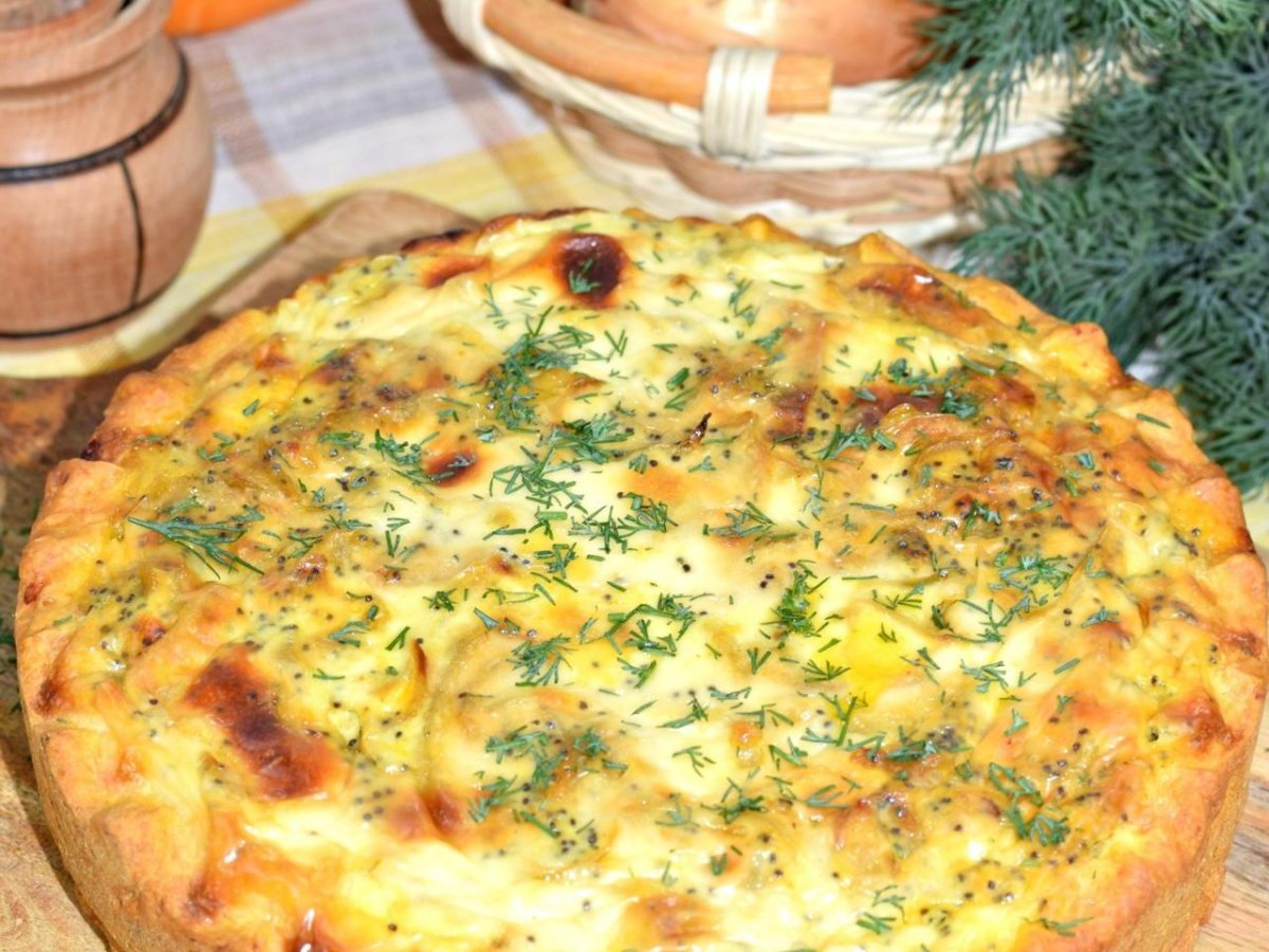 Луковый пирог от выпечки и кулинарии рецепт