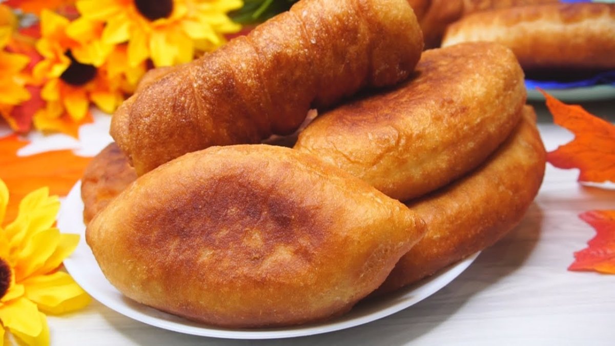 Красивые жареные пирожки