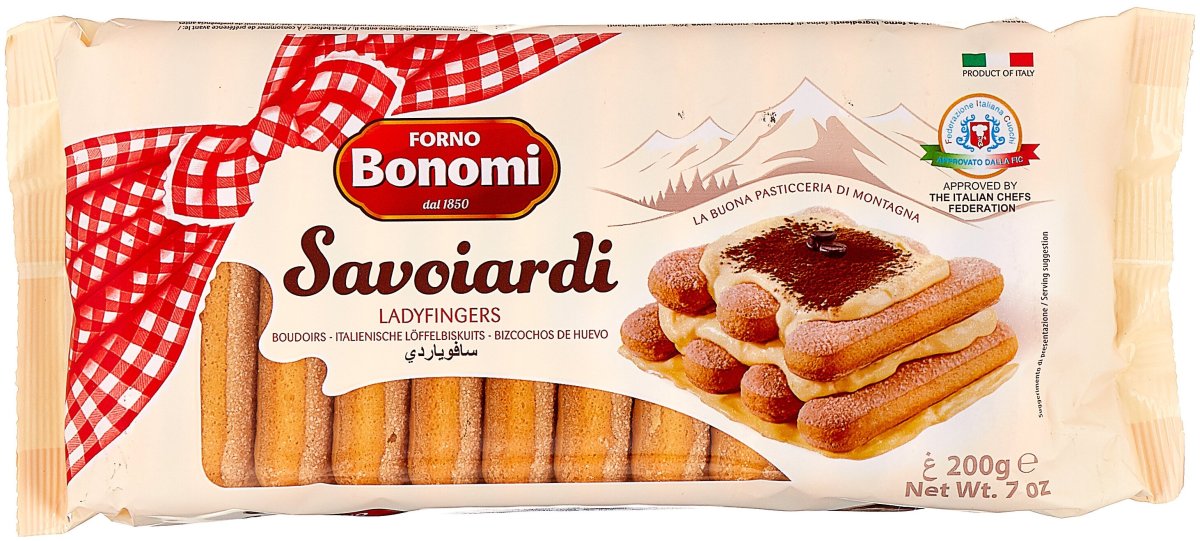 Forno Bonomi савоярди ladyfingers сахарное для тирамису, 400 г