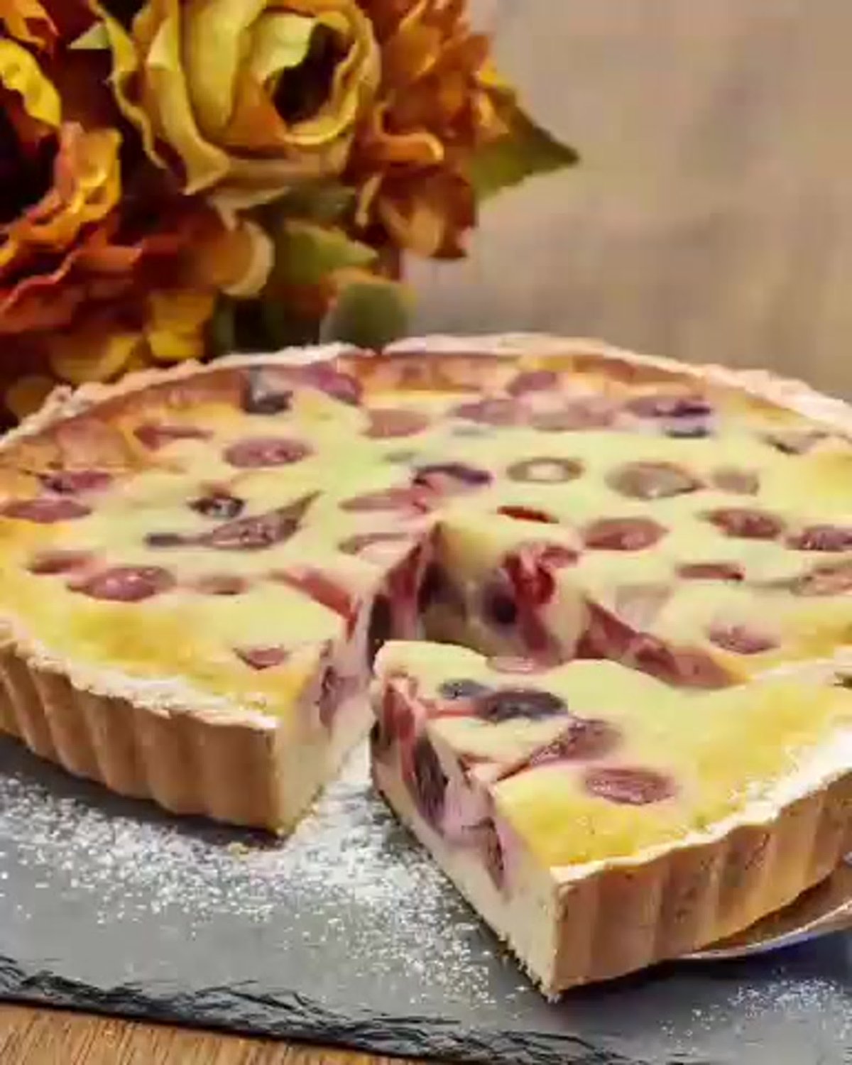 Пирог с зеленым луком и яйцом