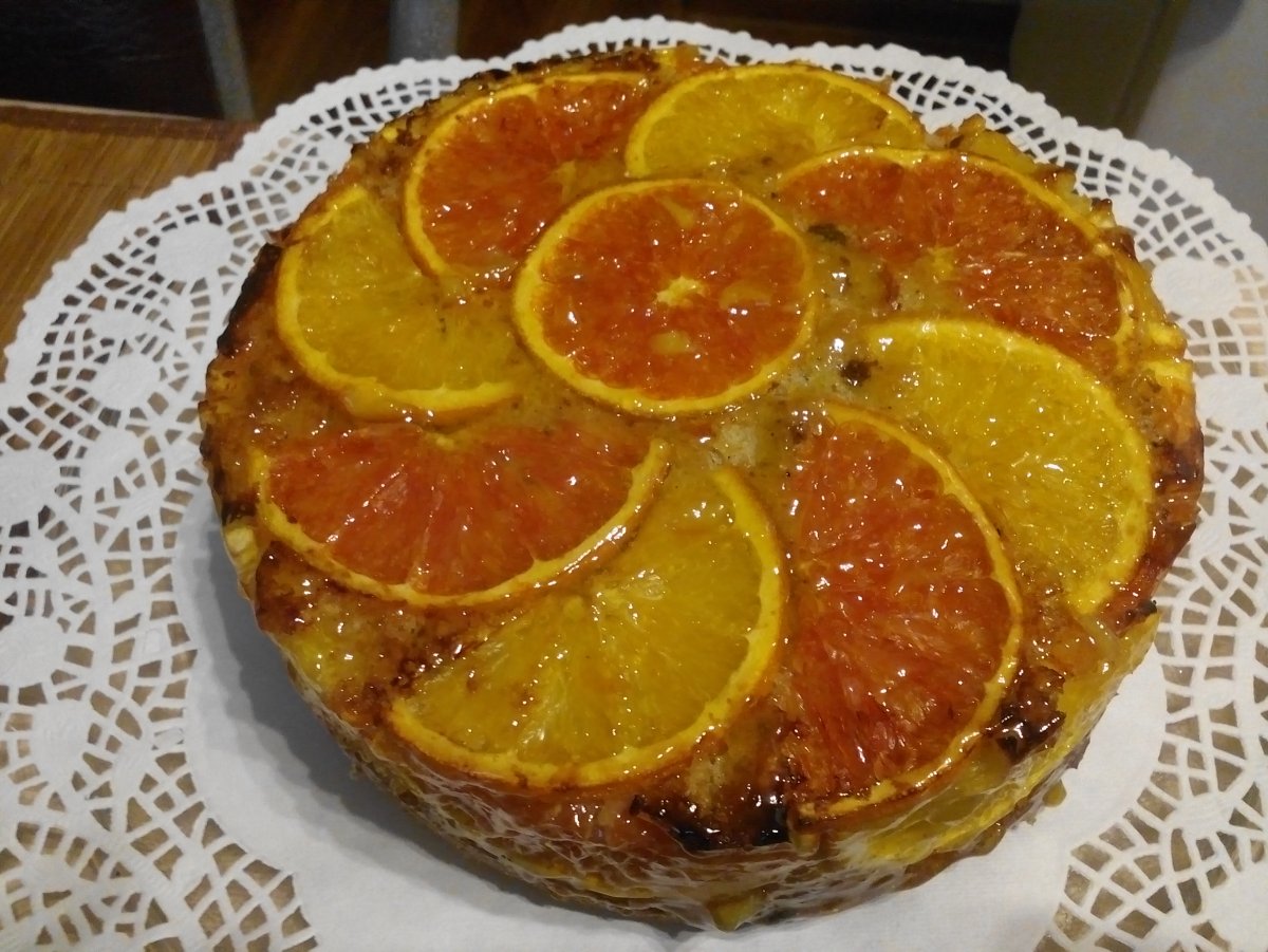 Пирог с апельсинами