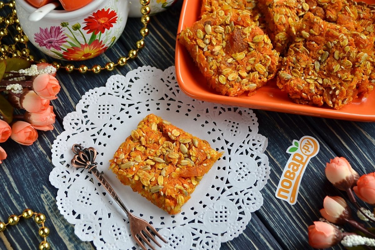 Морковное печенье с изюмом