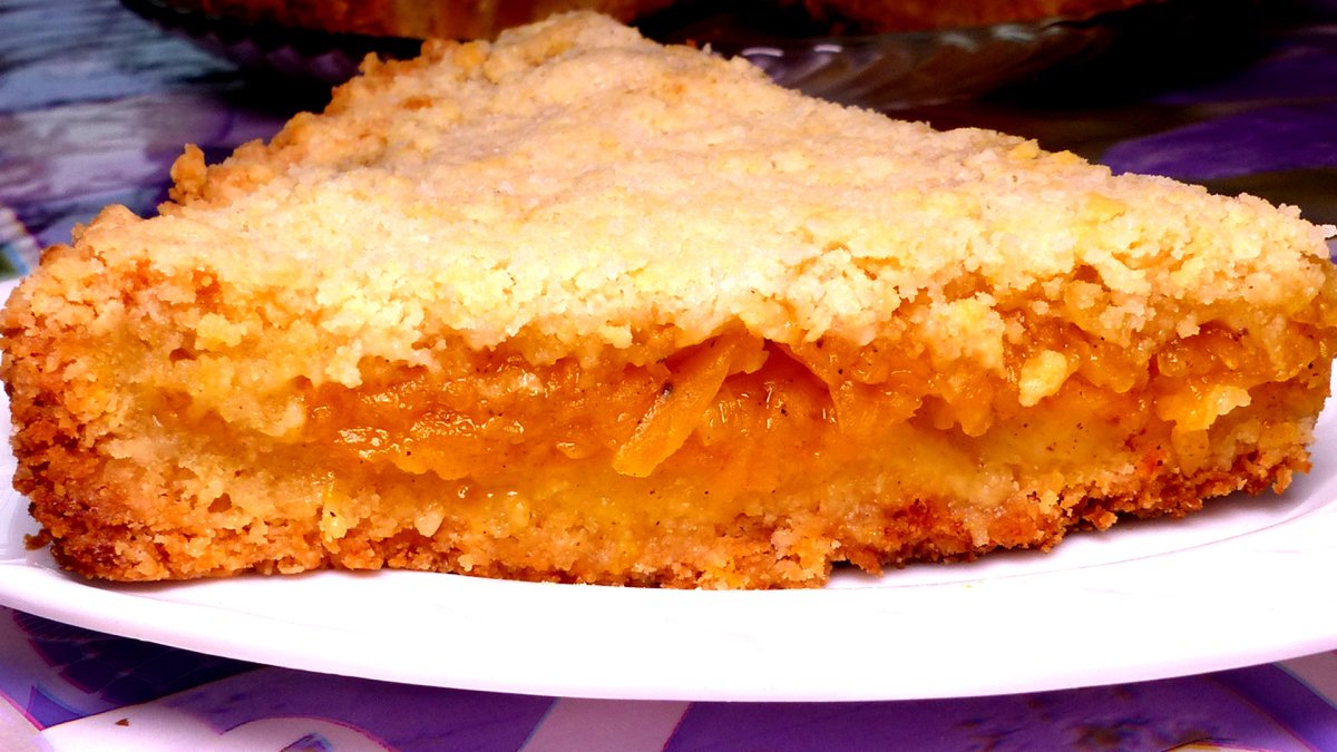 Мандариновый пирог насыпной