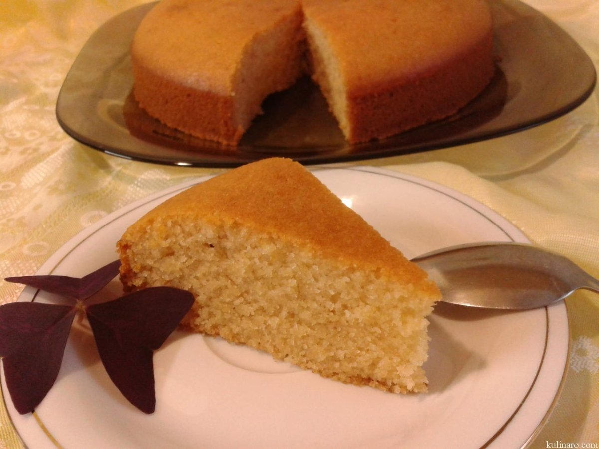 Лимонный кекс с голубикой