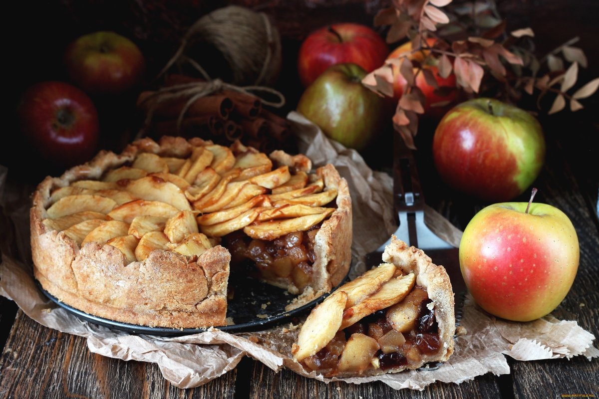 Apple pie Papercraft