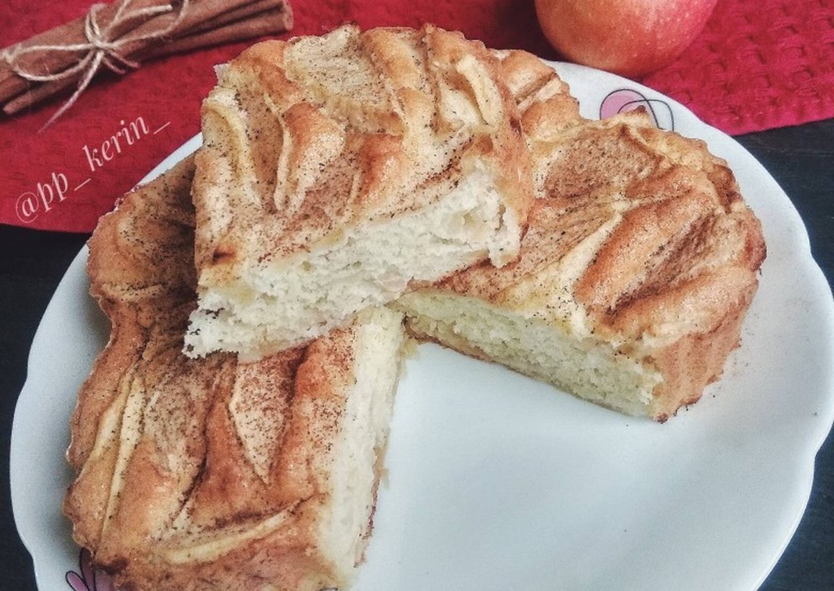 Шарлотка вкусная без разрыхлителя