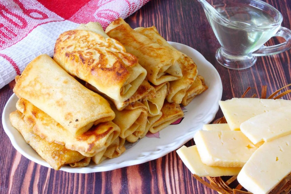 Блины с курицей