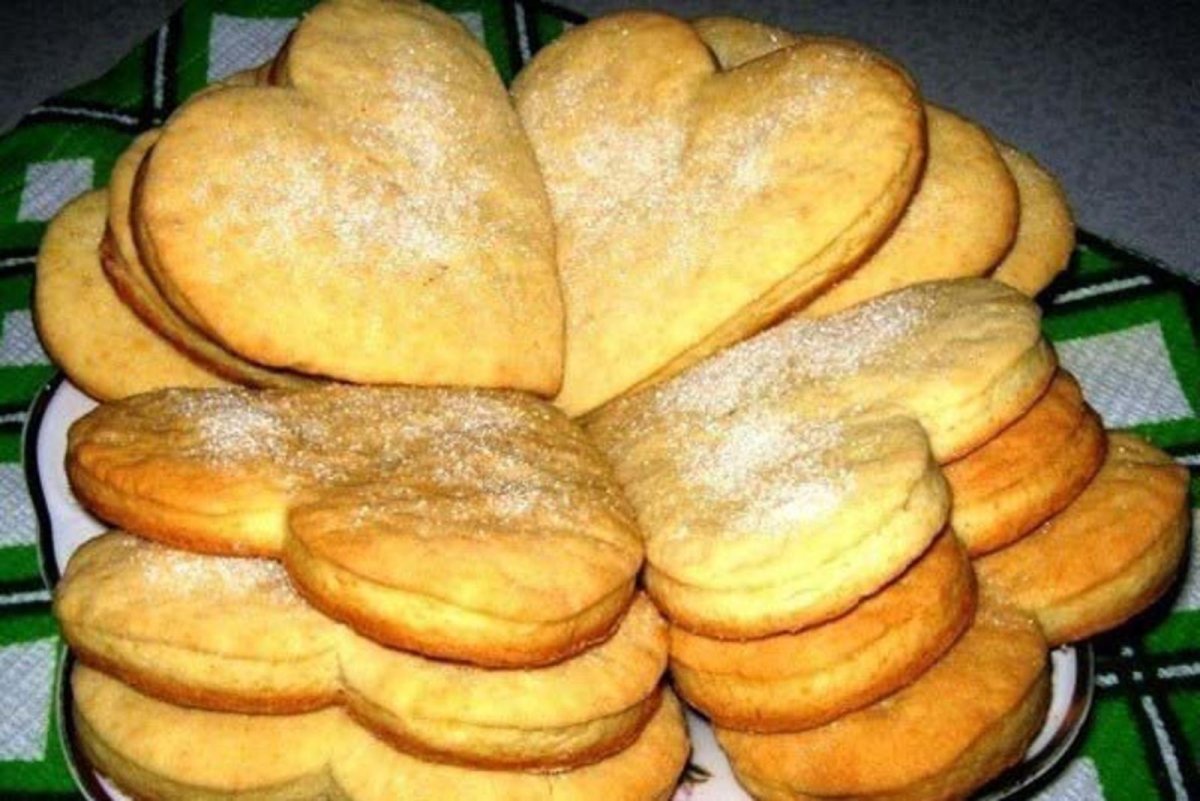 Сметанные коржики