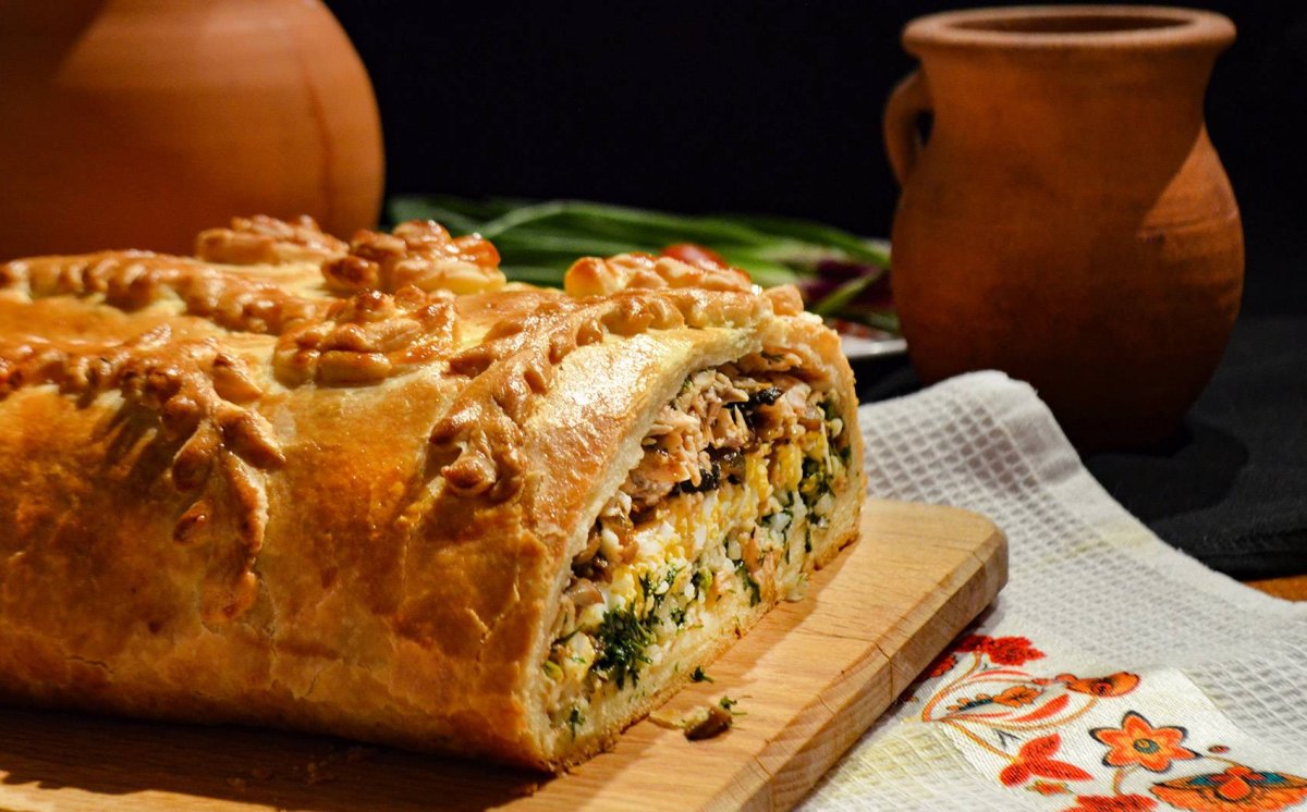 Пирог с мясом по английски
