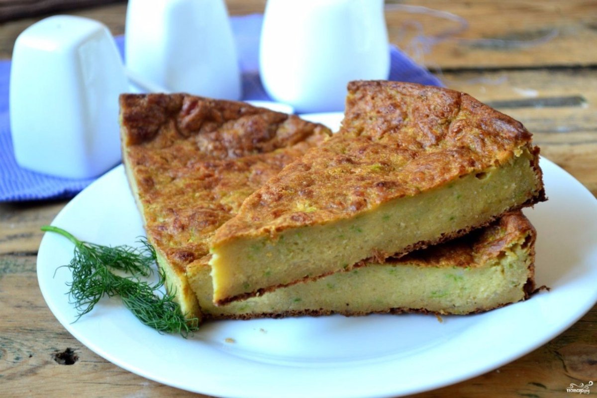 Фриттата с кабачками и сыром