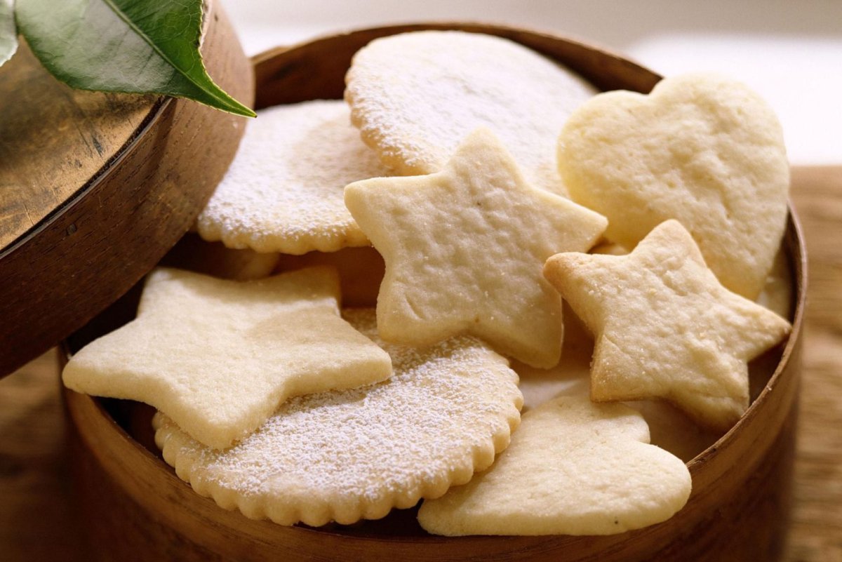Shortbread on Baking Tray