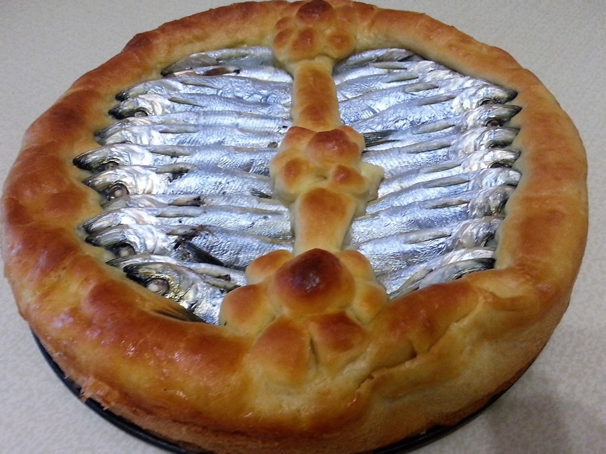 Рыбный пирог из судака