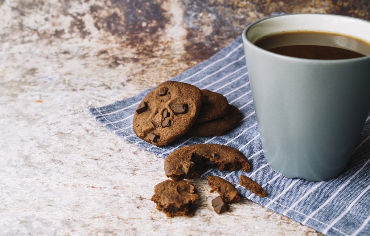 Caramel arrow cookie