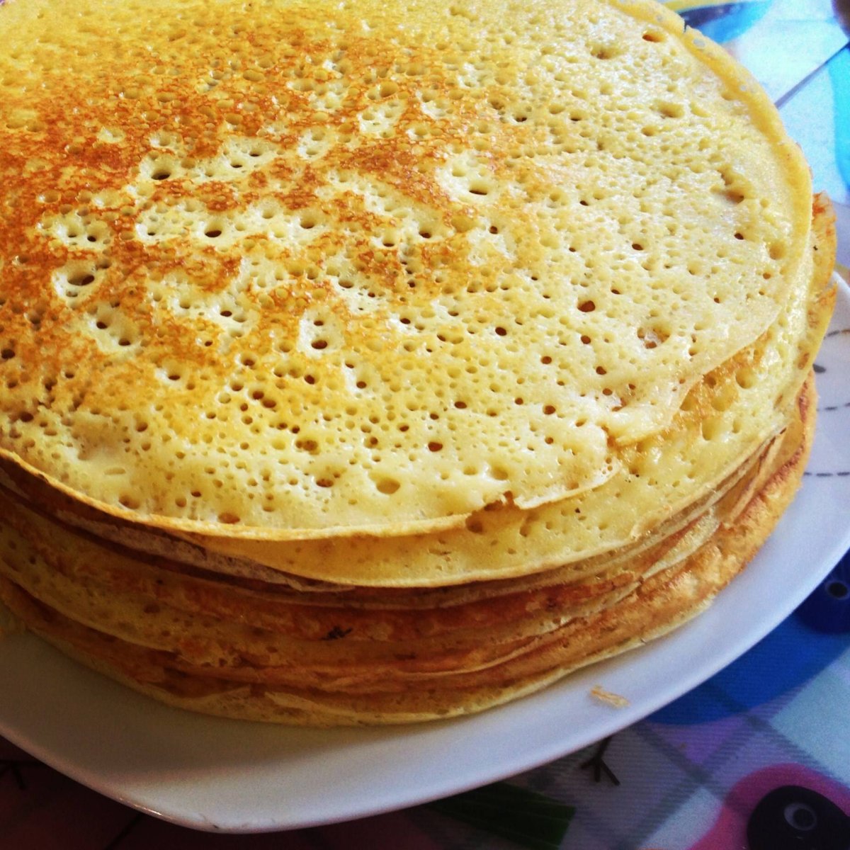 Кружевные блины на Масленицу