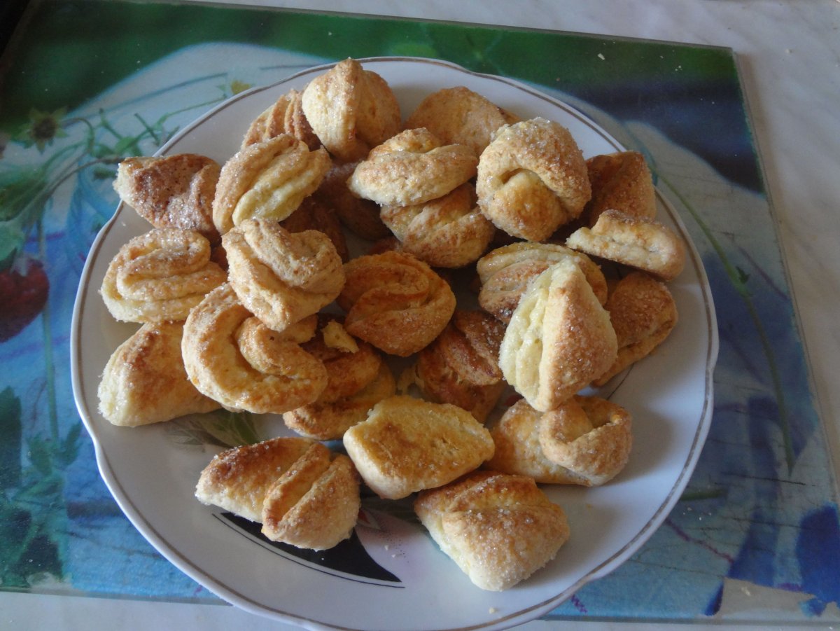 Творожное печенье на маргарине