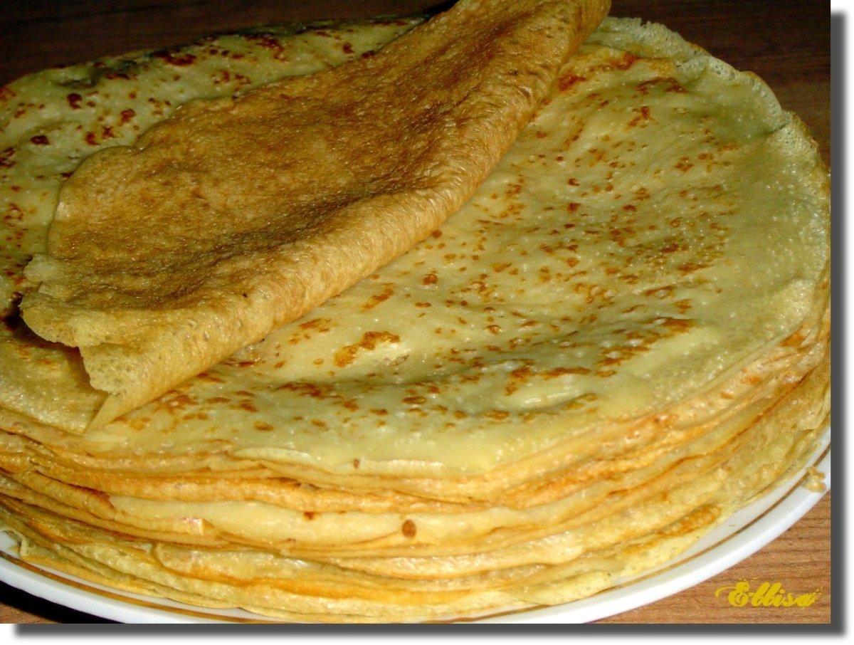 Блины на кислом молоке тонкие