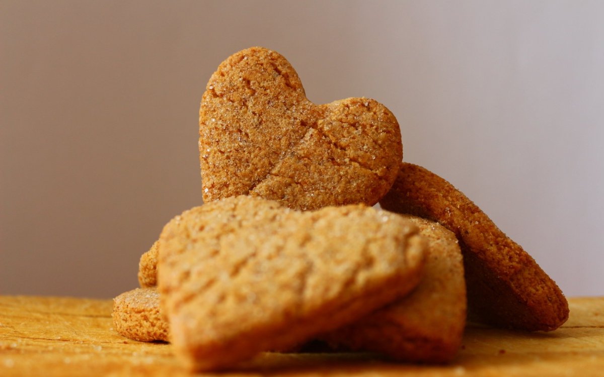 Печенье мишки с миндалем