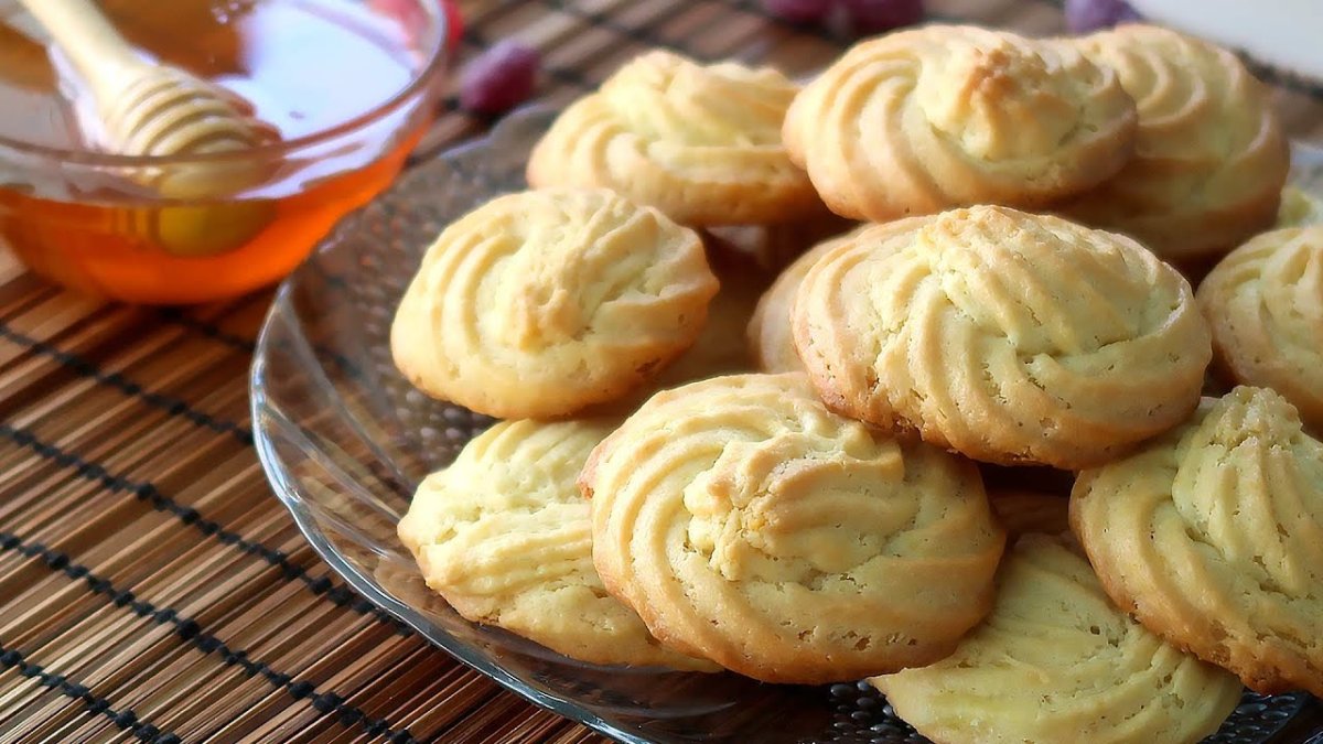 Печенье домашнее песочное на сливочном масле