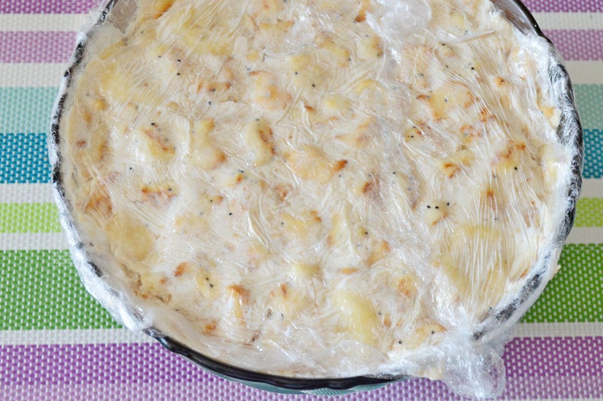 Торт из крекера рыбки киви