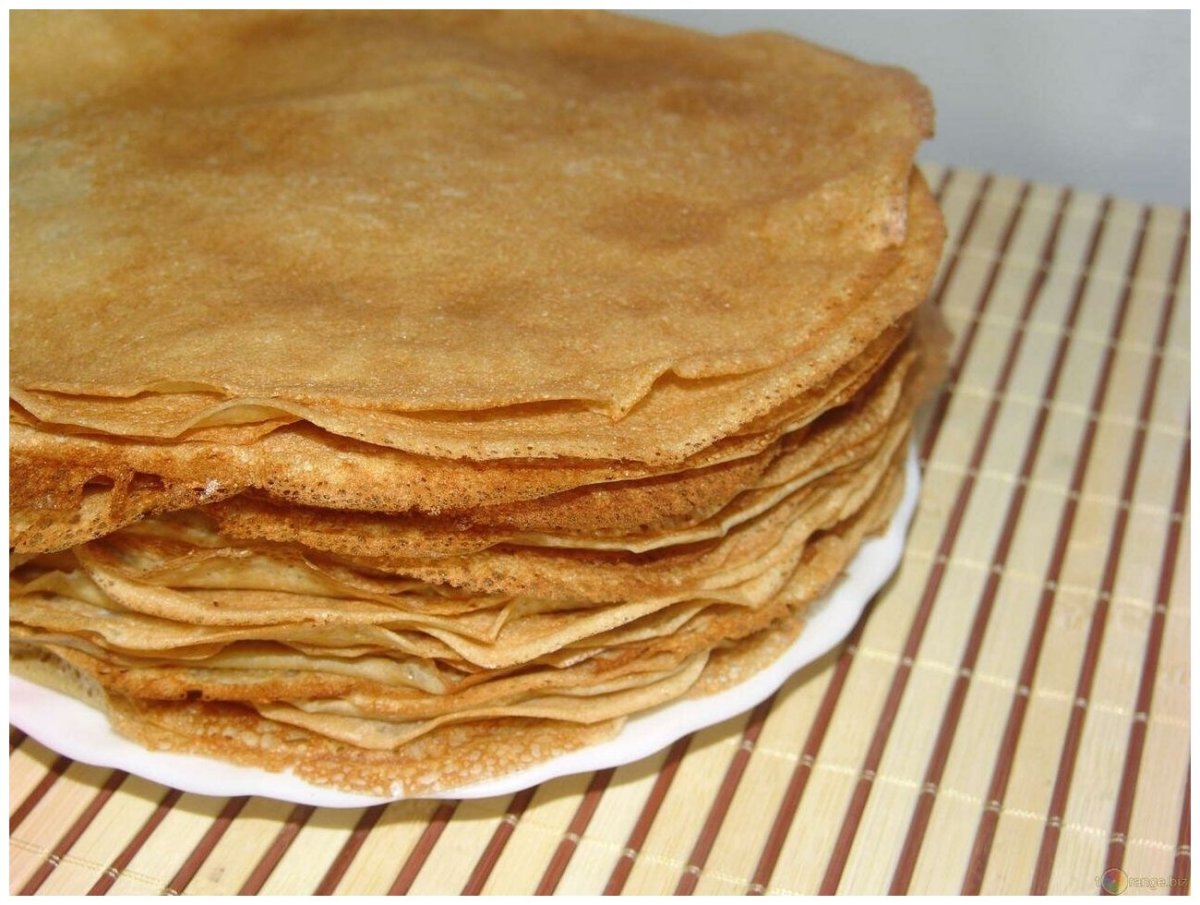 Блины тонкие с дырочками картинка
