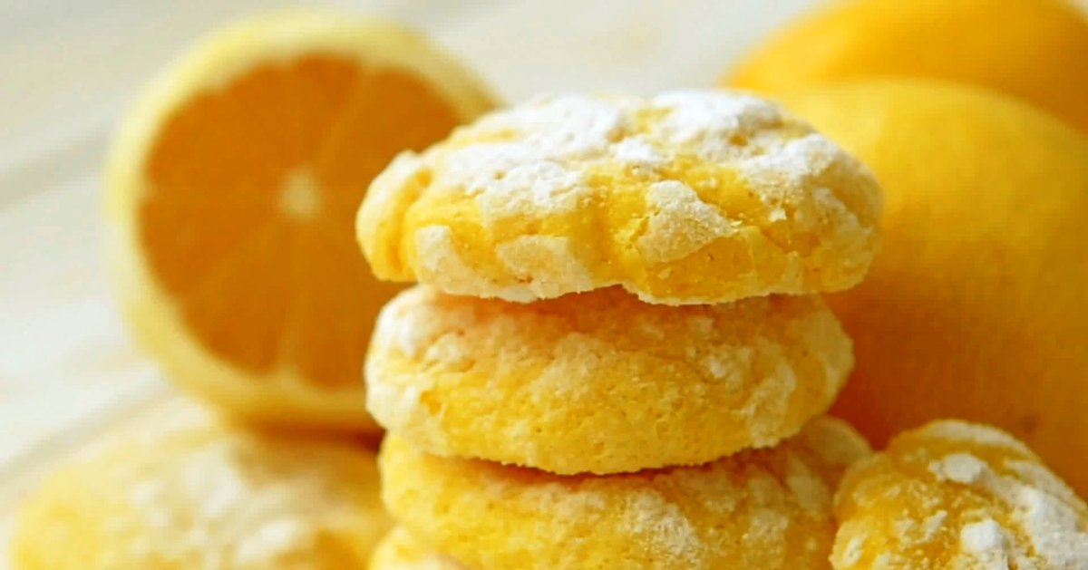 Печенье на кефире с лимонной цедрой