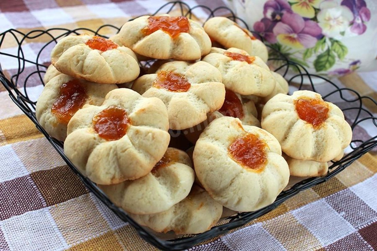 Песочное песочное печенье курабье