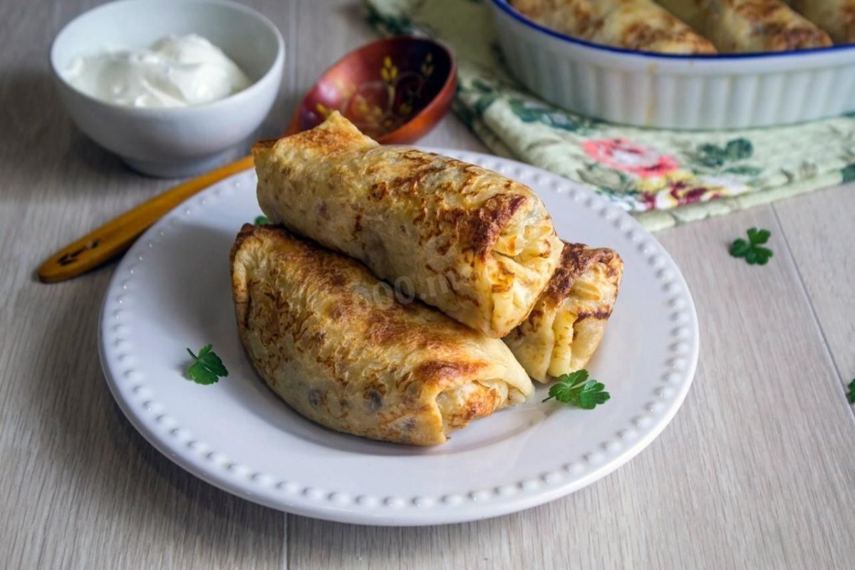 Блины с картошкой