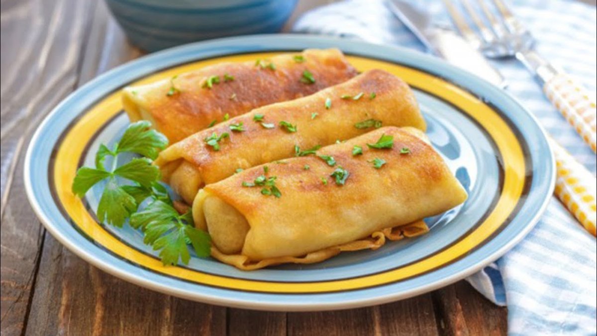 Блинчики с картофелем