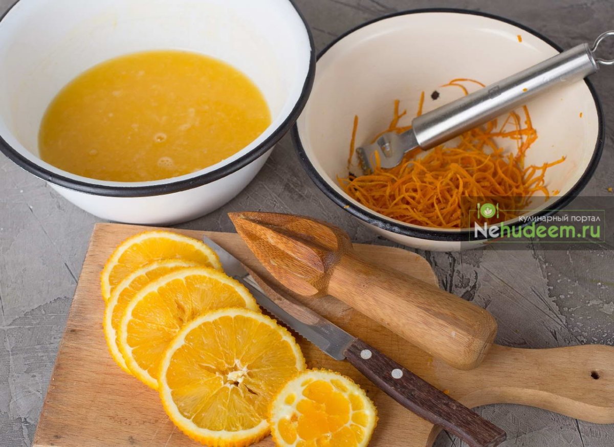 Сюзетт с апельсиновым соусом