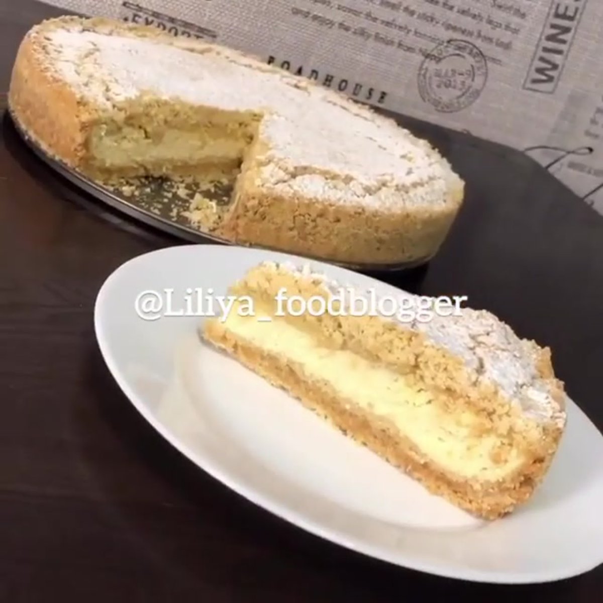 Королевская ватрушка с какао и творогом