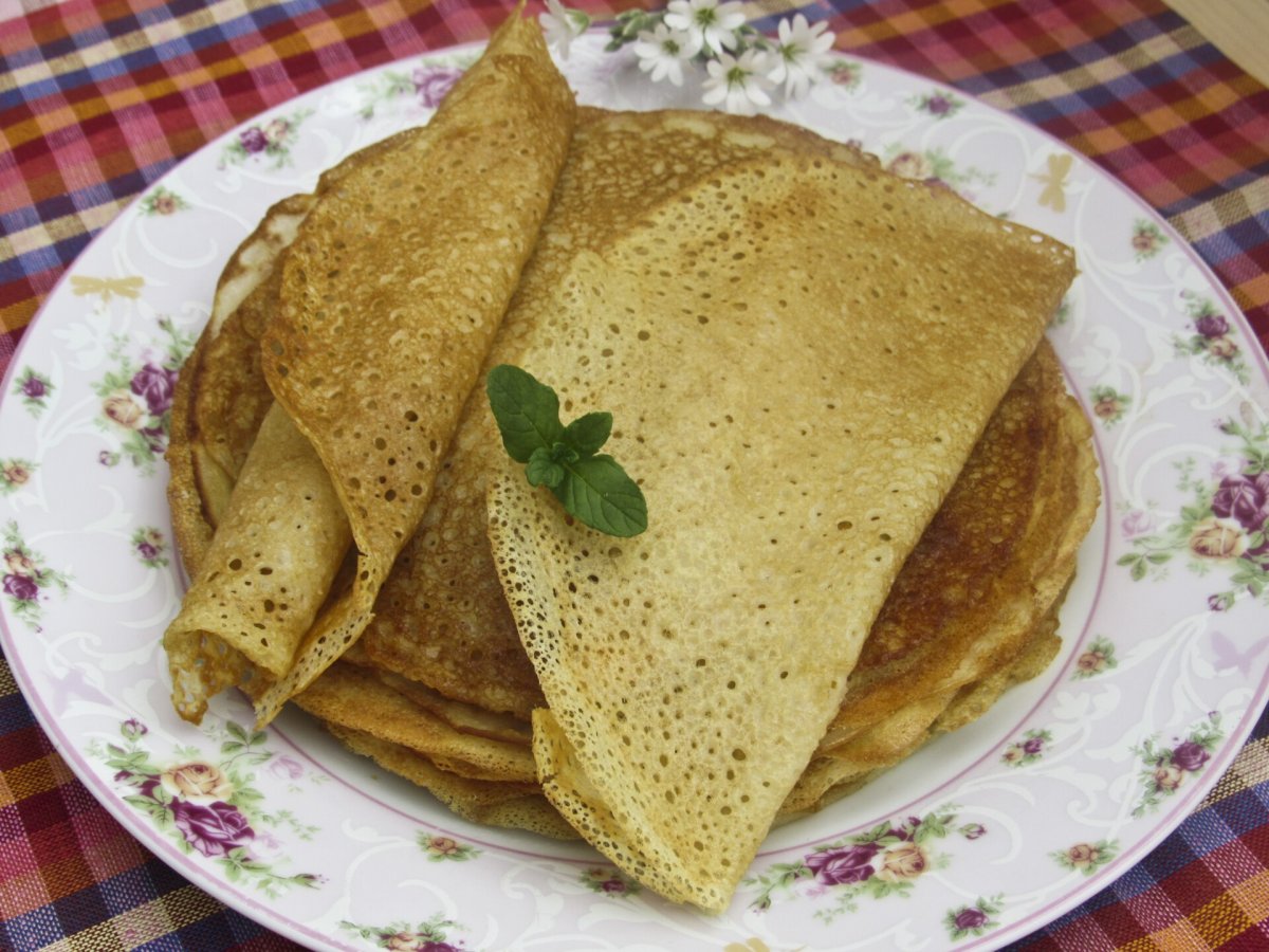Блины на молоке