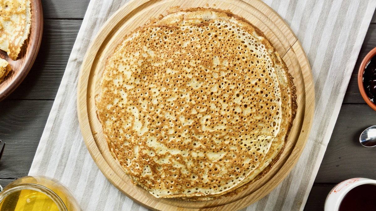 Ажурные блинчики с начинкой