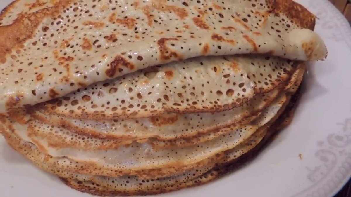 Блины на молоке