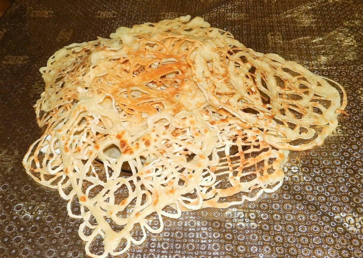 Тонкие ажурные блинчики