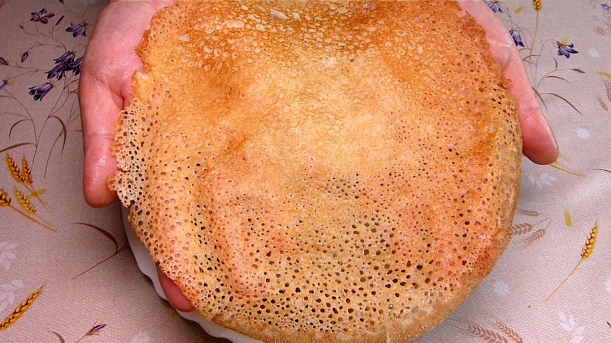 Ажурные блины на завтрак
