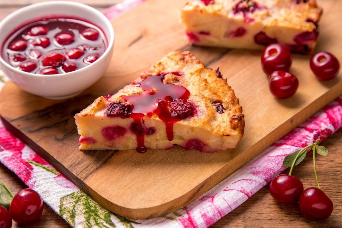 Цветаевский пирог с вишней
