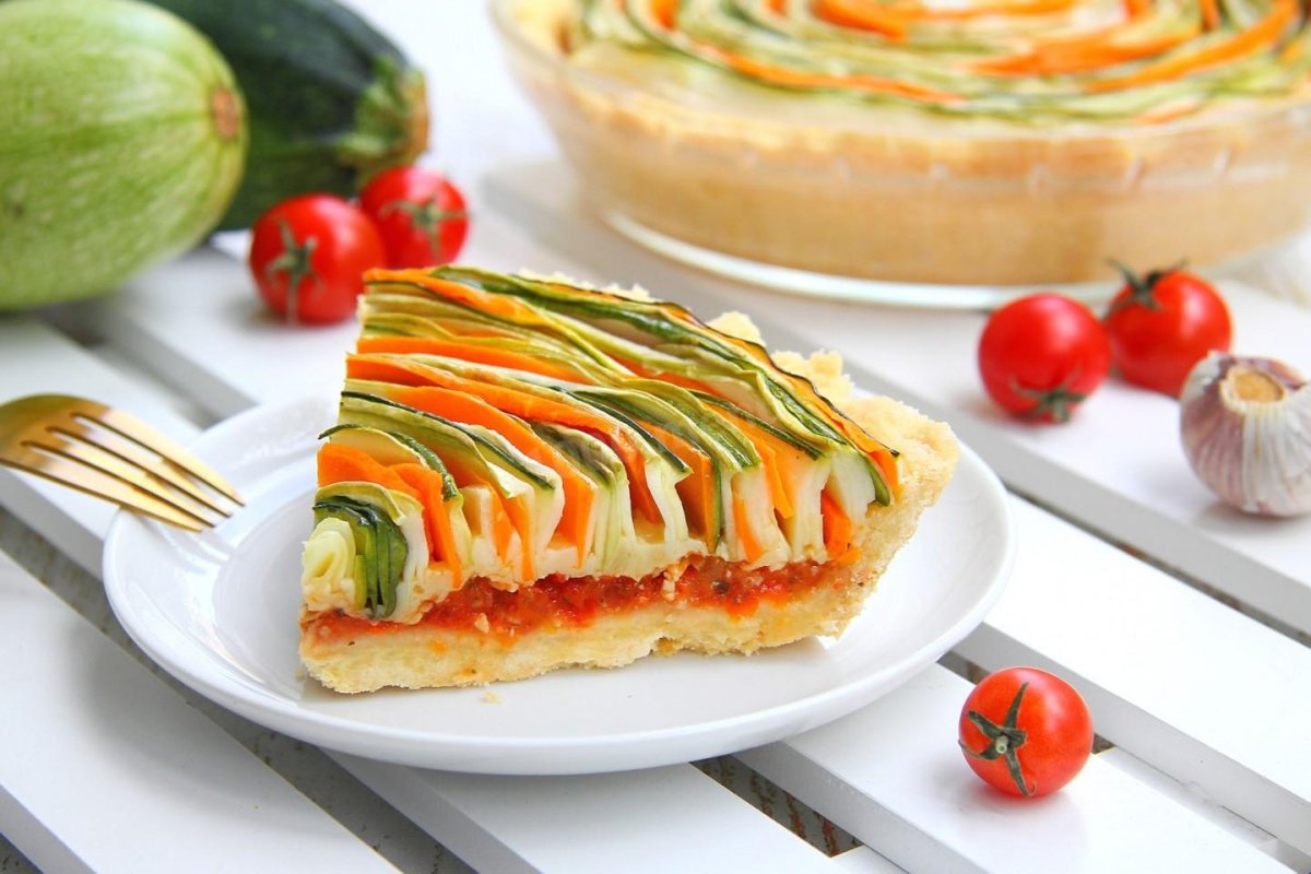Пирог с капустой и зеленью
