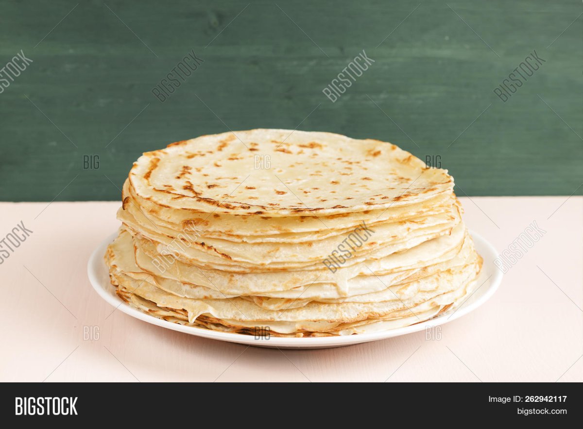 Блины на молоке