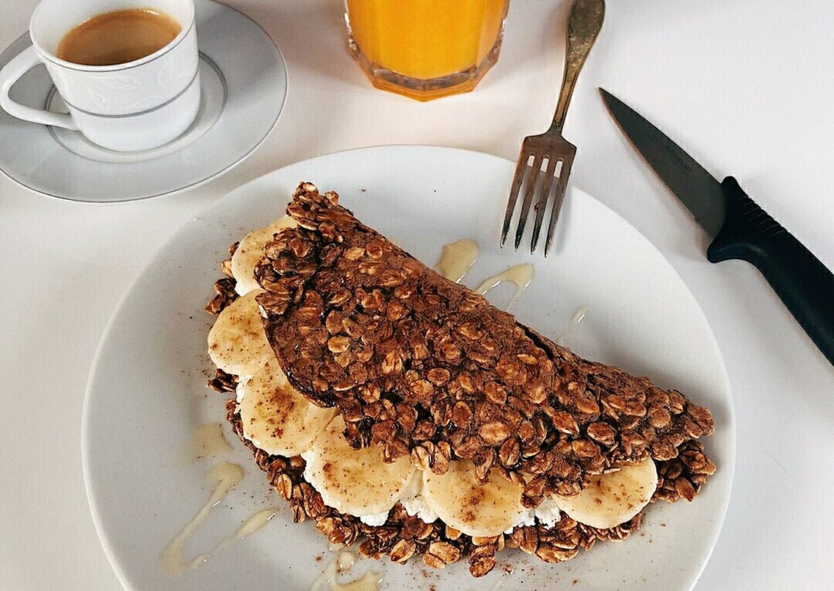 Блинчики на овсяной каше