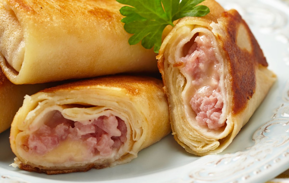 Блинчики мешочки