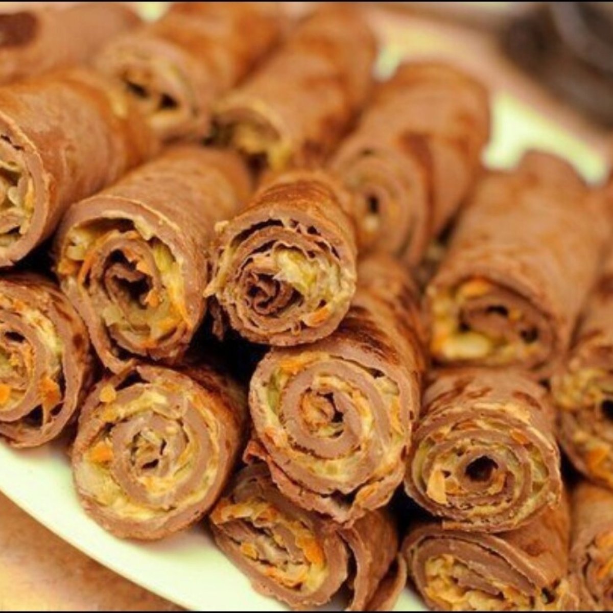 Блинчики с начинкой из курицы